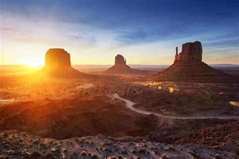 2048x1367 Monument Valley Desert Sun Sunset Sky Clouds Nature