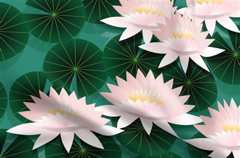 Lily Pads Perspective Spoonflower
