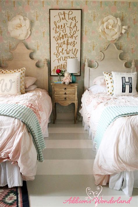 Follow the vibe and change your wallpaper every day! Winnie's Little Girl Room Design Reveal! - Addison's ...