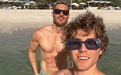 White Lotus actor Lukas Gage and his boyfriend hit the beach