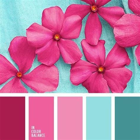 I Like The Colour Scheme Of This Pinks Reds And Blue Color Palette