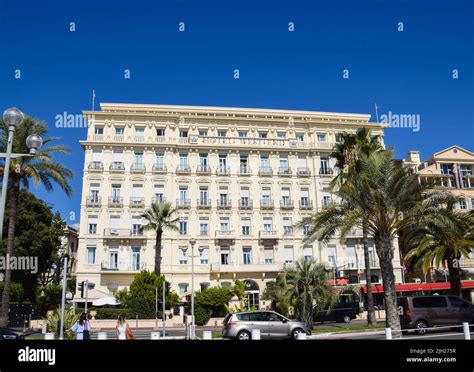 Hotel West End At Promenade Des Anglais Nice South Of France Stock