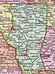 Iredell County, North Carolina, 1911, Map, Rand McNally, Statesville ...