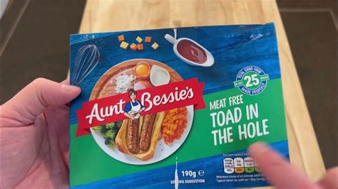 Aunt Bessie’s Meat Free Toad In The Hole Youtube