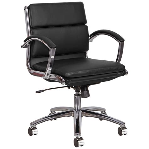 When it comes to back pain relief, especially lower back pain, the angle of the backrest is critical. Alera ALENR4719 Neratoli Low-Back Black Leather Office ...