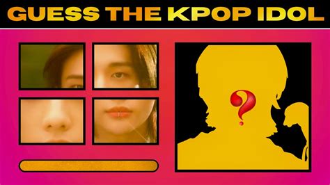 Guess The Kpop Idol Quiz 2 Youtube