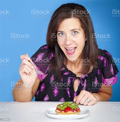 Woman With Tart Stock Photo Download Image Now 30 34 Years 30 39