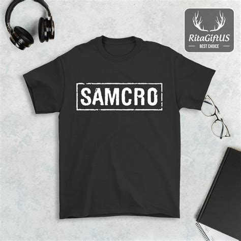 Samcro Logo T Shirt Sons Of Anarchy Motorcycle Biker Rider Tv Etsy