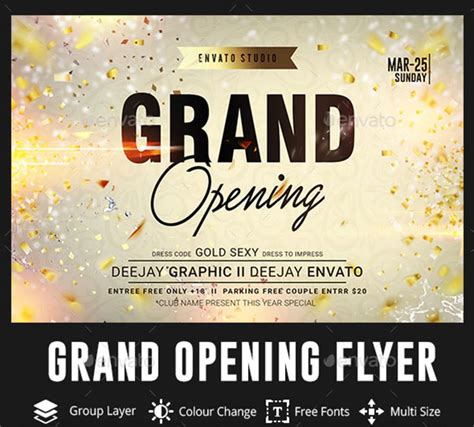 48 Grand Opening Flyer Templates Free And Premium Psd Downloads