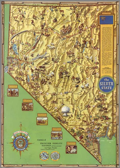 Pano View Map State Of Nevada David Rumsey Historical Map Collection