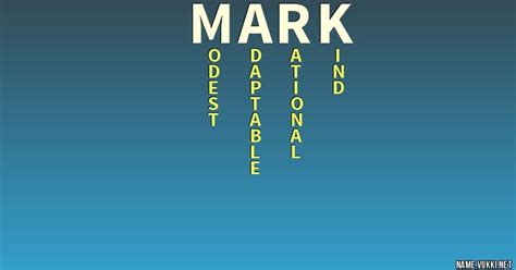 It is used largely in english, irish, italian, and mende. What does the name mark mean, 2016RISKSUMMIT.ORG