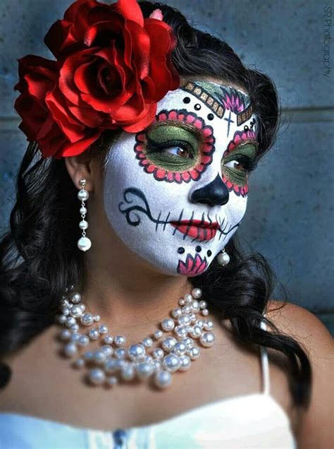Pin By Claudia Villarreal On Mi Cultura Dead Makeup Halloween