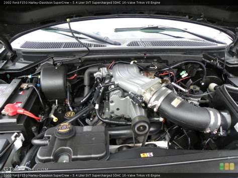54 Liter Svt Supercharged Sohc 16 Valve Triton V8 Engine For The 2002