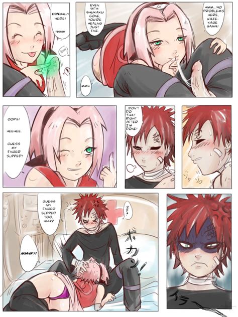 Rule 34 Comic Female Gaara Human Male Naruto Naruto Shippuden Sakura