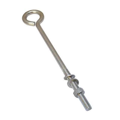 Marine Stainless Steel Inch X Inch Turned Eye Bolt Nut And