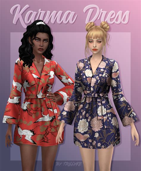 Karma Dress Trillyke On Patreon Sims 4 Mods Clothes Sims 4