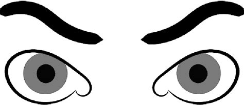 Angry Eyebrows Png Free Image