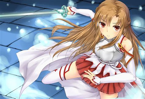 Cute asuna background / free asuna backgrounds | pixelstalk.net : armor, Brown, Eyes, Skirt, Sword, Sword, Art, Online ...