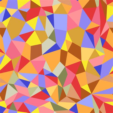 Abstract Geometric Triangle Colorful Background Seamless Repeating