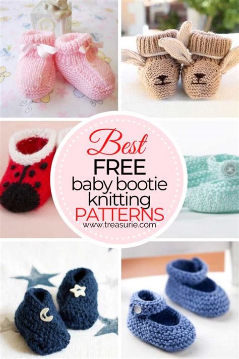 Baby Bootie Knitting Patterns All Free TREASURIE