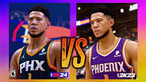 Nba 2k24 Vs Nba 2k23 Graphics Comparison Youtube