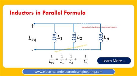 Formula To Solve Inductors In Parallel Electrical And Electronics