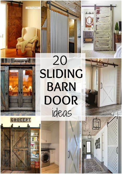 The Home Decor 20 Sliding Barn Door Ideas