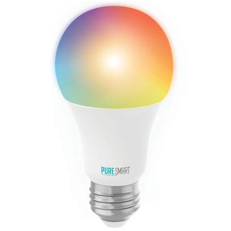 Pure Smart Trucolor Rgbtunable White A19 Smart Bulb Wiz By Pureedge