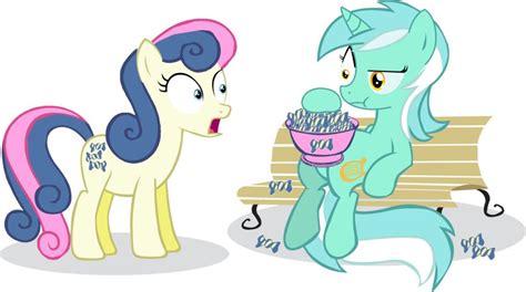 Lyra And Bon Bon My Little Pony Friendship My Little Pony Lyra