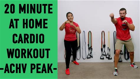 Minute At Home Cardio Workout Achvpeak Youtube