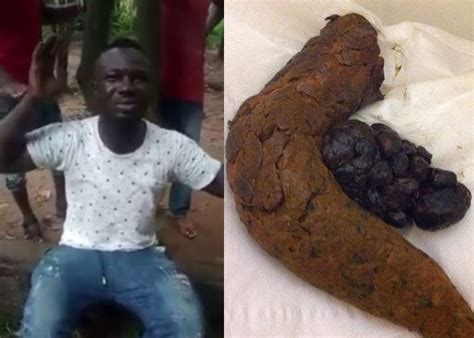 African Man Caught Eating Feces Says He Did It To Become Wealthy Dnb