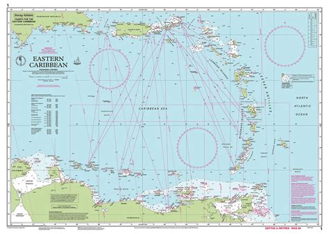 Imray Nautical Chart Imray 1 Eastern Caribbean