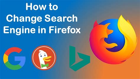 Change The Search Engine In Firefox Youtube