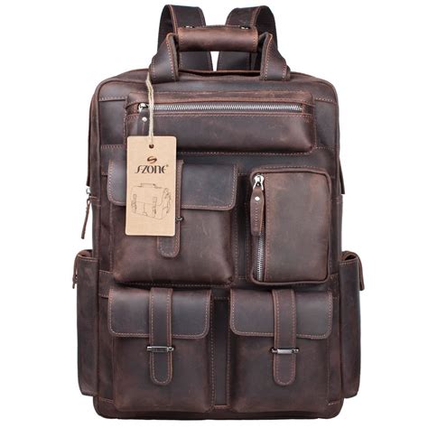 Best Leather Laptop Backpack Iucn Water