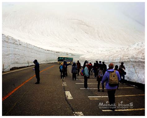 Japan Alps The Snow Corridor — Places In Pixel