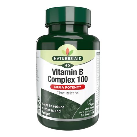 Natures Aid Vitamin B Complex 100 Vegan From Natures Aid Uk
