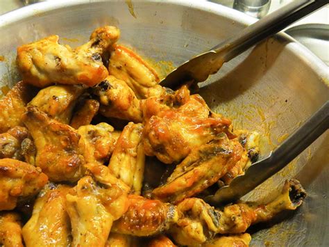 These sweet and spicy baked korean chicken wings are a delicious wing recipe anytime! Crispy Baked Chicken Wings with Buffalo Sauce - The Beader ...