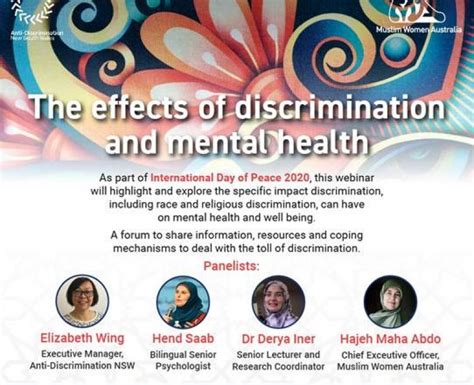the effects of discrimination and mental health