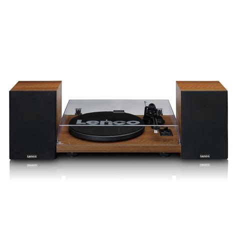 Lenco Record Player With Built In Amplifier And Bluetooth Plus 2