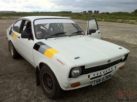 Historic Opel Kadett Coupe Rally Car