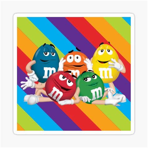 Cute Mandm Characters Collection Sticker For Sale By Nimxl Redbubble