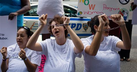 Opinion Handcuffed While Pregnant The New York Times