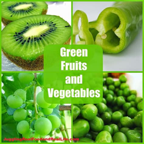 Powerful Nutrition Green Fruits And Vegetables