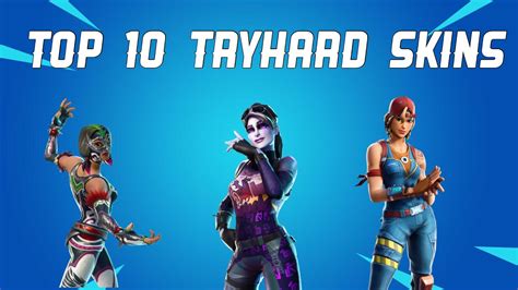 A collection of the top 44 fortnite wallpapers and backgrounds available for download for free. Top 10 most tryhard fortnite skins - YouTube