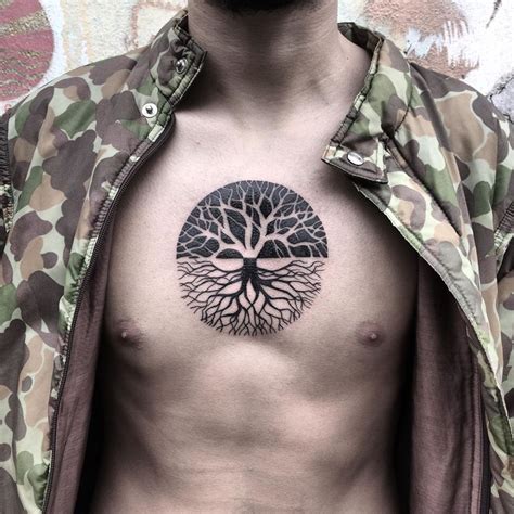 Tattoo Uploaded By Tattoodo • Yin Yang Tree Of Life Tattoo By