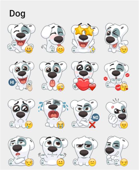 Стикеры собачки Телеграм Стикеры 6564 Стикера для Telegram 2020 Собаки