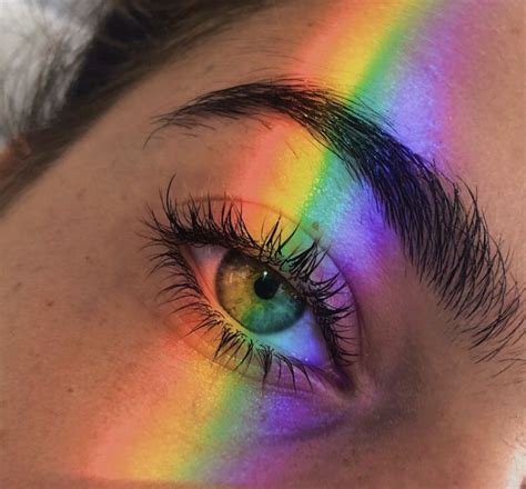 Vsco Rosaliadinoto Rainbow Aesthetic Eye Photography Aesthetic Eyes