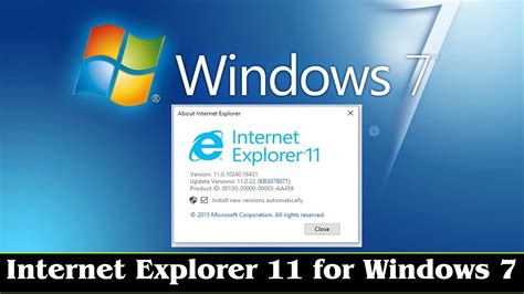 Guide Download Internet Explorer 11 Windows 7 Install Youtube
