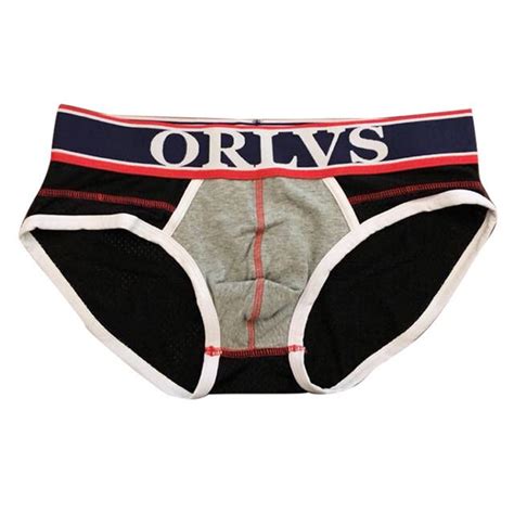 Orlvs Brand Briefs Men Mesh U Pouch Underwear Men Sexy Underpants Cueca