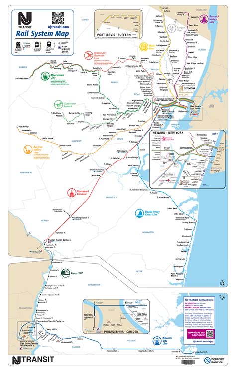 Official Map A New Geographical Map For The Nj Transit Rail System